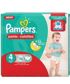 28 Couches Culottes Maxi Baby-Dry Pampers  T4 (9 – 14kg)