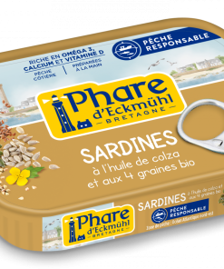 Phare d’Eckmuhl Sardines à l’Huile de Colza et aux 4 Graines 135G