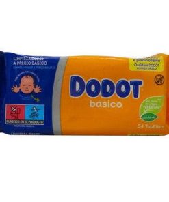 54 Lingettes Recharge Basiques Humides Dodot