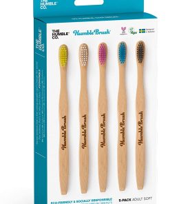 The Humble Co Brosse à Dents En Bambou X5