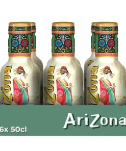 Arizona green tea with honey low calorie pet (6x50cl)