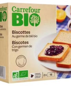 Biscottes au Germe de Blé Bio Carrefour 300 g