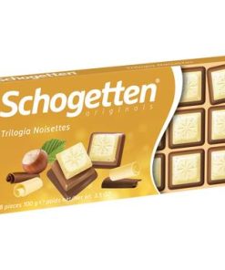 Chocolat au Lait et Noisettes Praliné Trilogie Schogetten 100 g