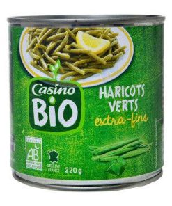 Haricots Verts Extra Fins Bio Casino  400 g