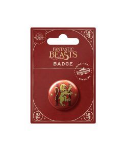 Badge poudlard lion de la maison gryffondor – minalima