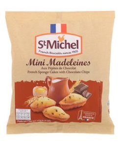Mini Madeleines Aux Pépites Chocolat St Michel  175g