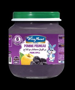 Petit Pot Dessert Pomme Pruneaux Sans Gluten ni Lactose Vitameal Baby 130g