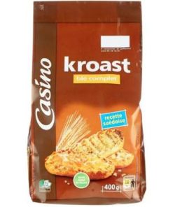 Petits Pains Grillés Kroast Blé Complet Casino 400 g
