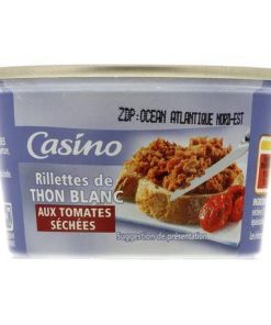 Rilettes de Thon Blanc Aux tomates sechées Casino 120 G