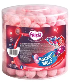 Rocket Balls Zure Kogels Aardbei (200 stuks)