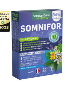 Santarome Somnifor Mélatonine 1,9Mg 30 Comprimés