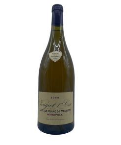 Magnum Vougeot 1er Cru « Le Clos Blanc de Vougeot » Monopole 2008 – 150cl