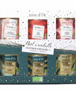 Coffret 6 thés Bio de Noël