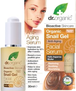 Dr Organic Sérum Visage au Gel Escargot 30Ml