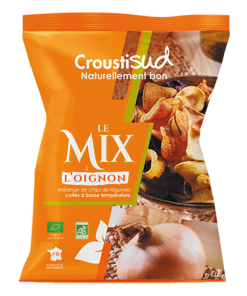 Croustisud Mix- Chips Légumes Oignon 90G