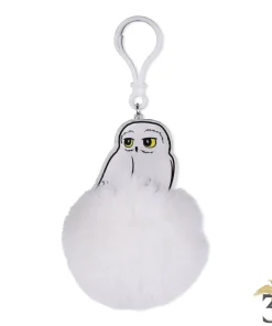 Porte-clés pompon hedwige