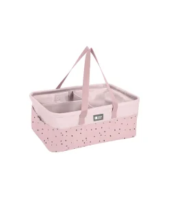 Organisateur de couches et de produits pour bébé  ours avec moi rose